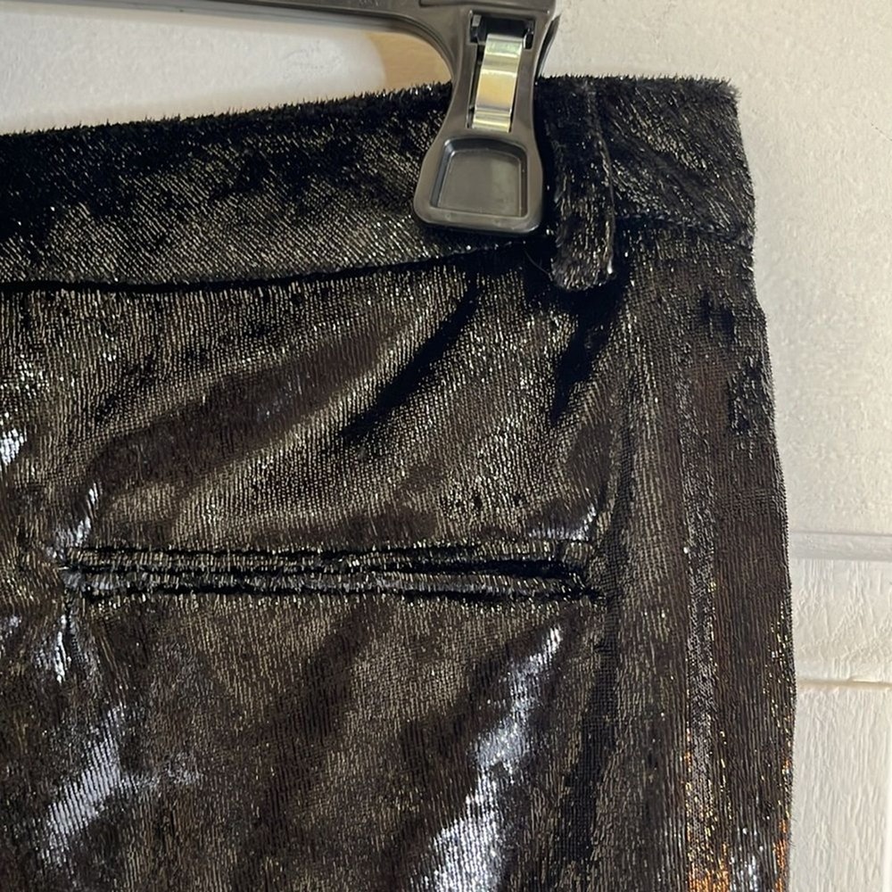 ba&sh Kodi Noir Pants Women's size 4 Glitter Shimmer Sparkles Night Out - Picture 10 of 16
